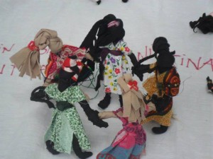 "Abayomi' s", bonecas que eram produzidas por mulheres africanas, escravizadas no Brasil. (Foto: Angelica Pereira)