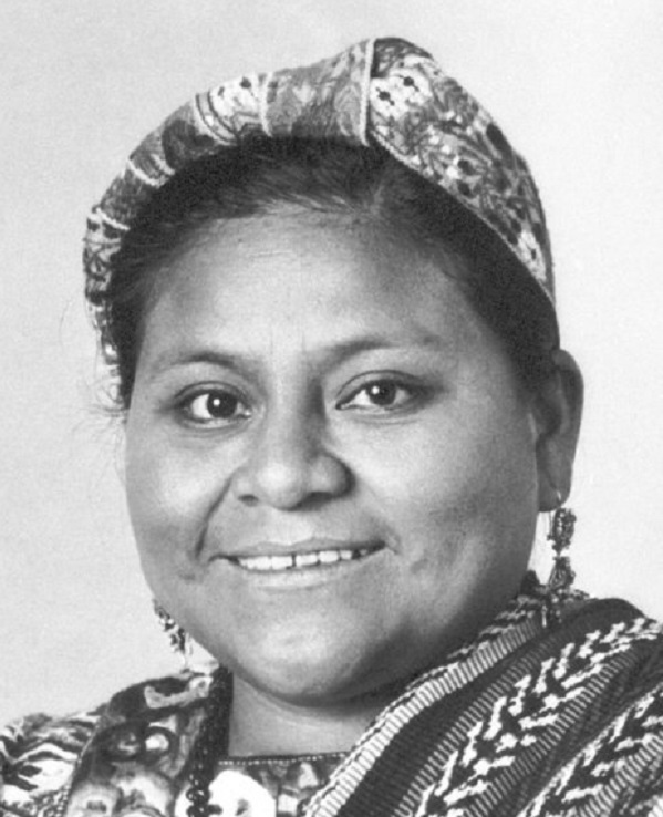 Crucé la frontera amor, poema de Rigoberta Menchú Tum