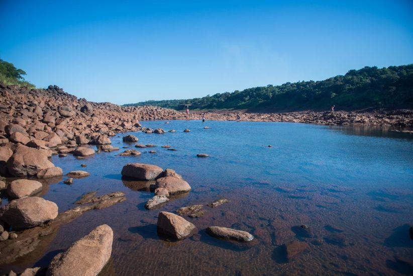 Seca faz do Paranazão um riacho. E um local de “caça ao tesouro”