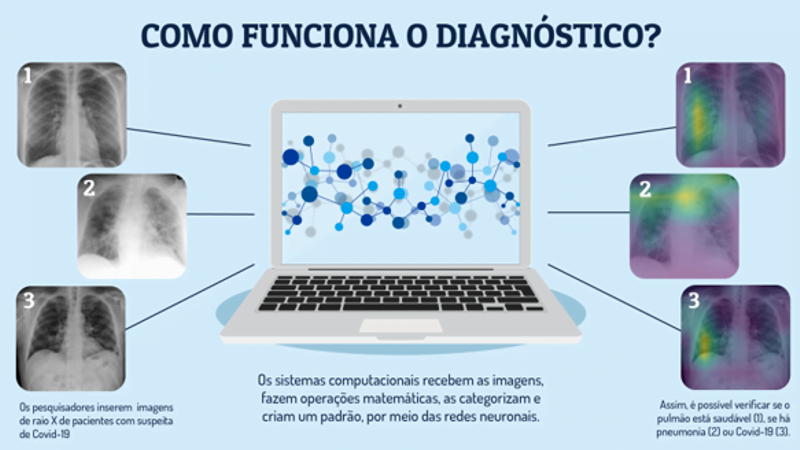 Pesquisadores da UFPR e da UFOP desenvolvem diagnóstico de Covid-19 por imagens de Raio-X