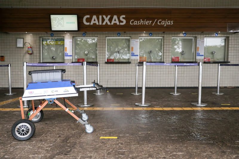 Robôs de desinfecção de ambientes vão garantir visita segura na Itaipu