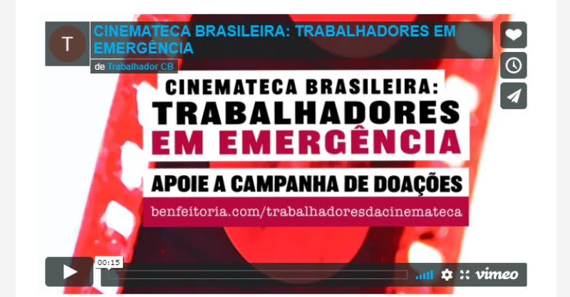 Trabalhadores da Cinemateca Brasileira e da TV Escola paralisados