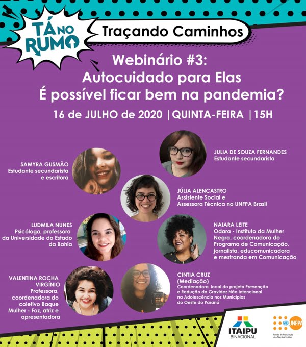 “Autocuidado para Elas” é o tema de webinário na quinta-feira (16)