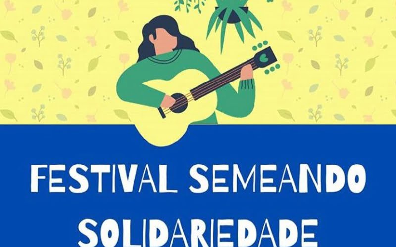 Domingo tem música e solidariedade na live, às 16h, pelo Facebook