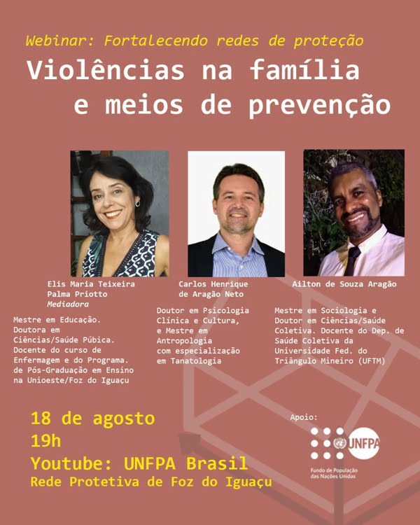 Webinário debate as violências durante a pandemia no contexto familiar