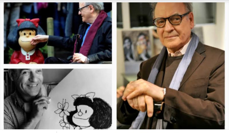 Morreu o genial Quino, criador de “Mafalda”