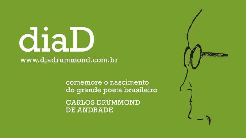 Instituto homenageia Drummond, em São Paulo