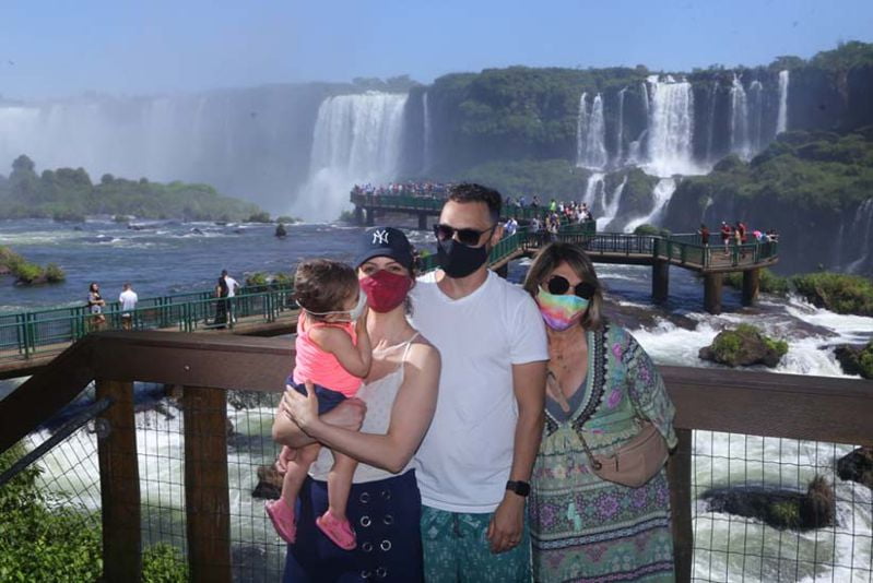 Cataratas registra boa visitação com cuidados redobrados no feriadão