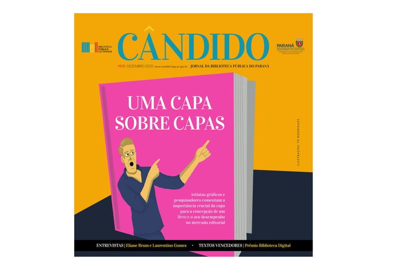 Cândido número 113 destaca o trabalho envolvido nas capas de livros