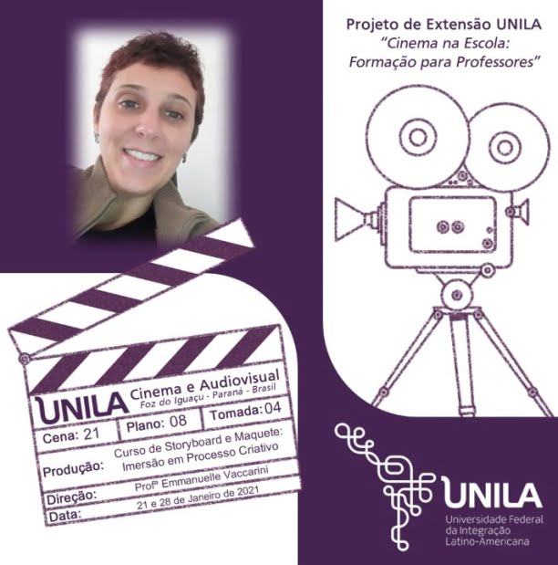 Cinema da Unila oferece curso gratuito e on-line para professores do ensino médio