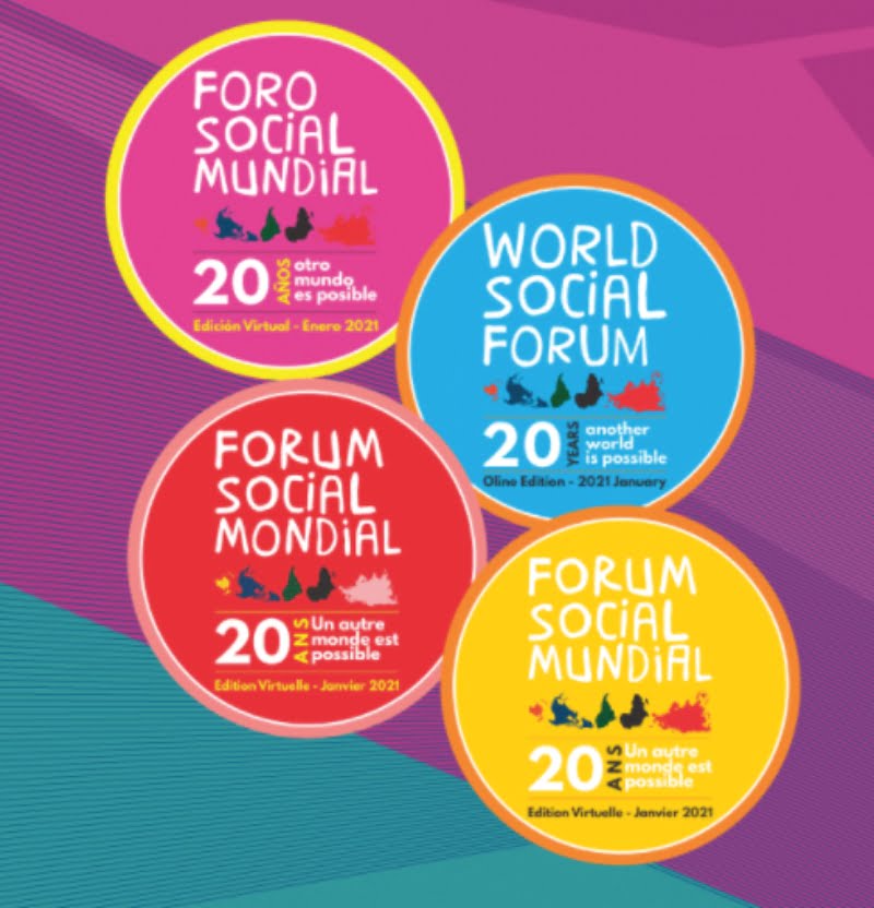 Fórum Social Mundial comemora 20 anos com edição mais longa e virtual