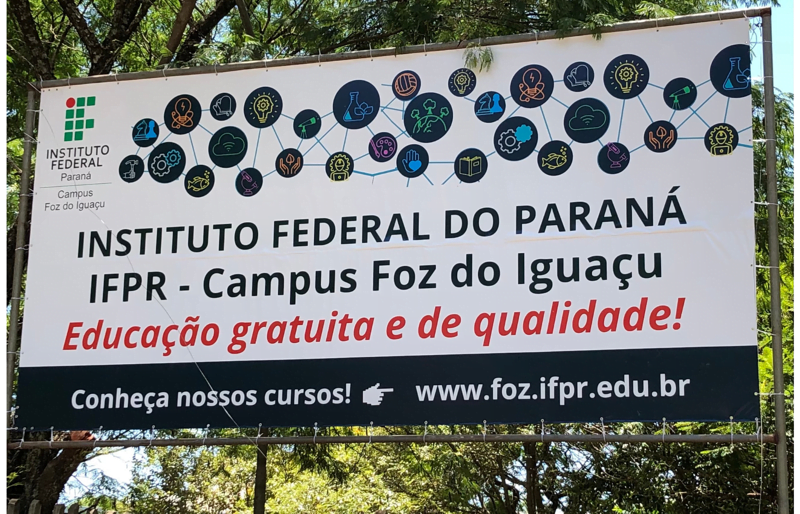 IFPR Foz do Iguaçu oferta 186 vagas no Processo Seletivo 2020-2021