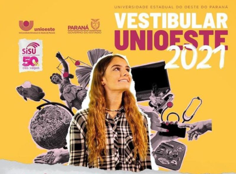 Unioeste abre inscrições para o vestibular. São 13 cursos em Foz