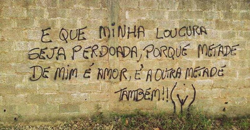 Dois loucos no bairro, poema de Paulo Leminski