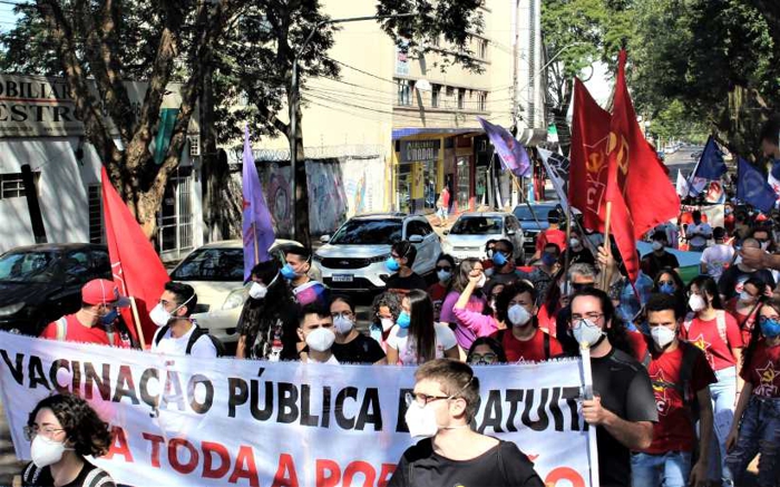 Foz integrou protestos nacionais contra o governo Bolsonaro neste sábado