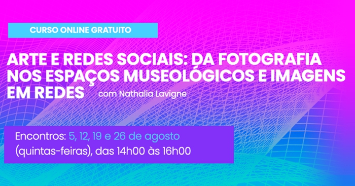 Curso online vai abordar as imagens de arte nas redes sociais