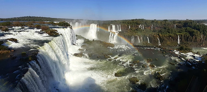 Vazão acima da média nas Cataratas do Iguaçu!