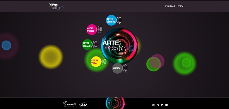 Festival Arte em Rede do Sesc Pr teve o prazo de inscrições prorrogado para início de 2022