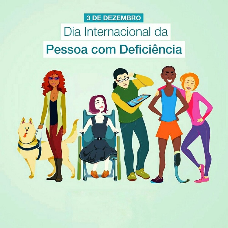 3 de dezembro é o Dia Internacional da Pessoa com Deficiência