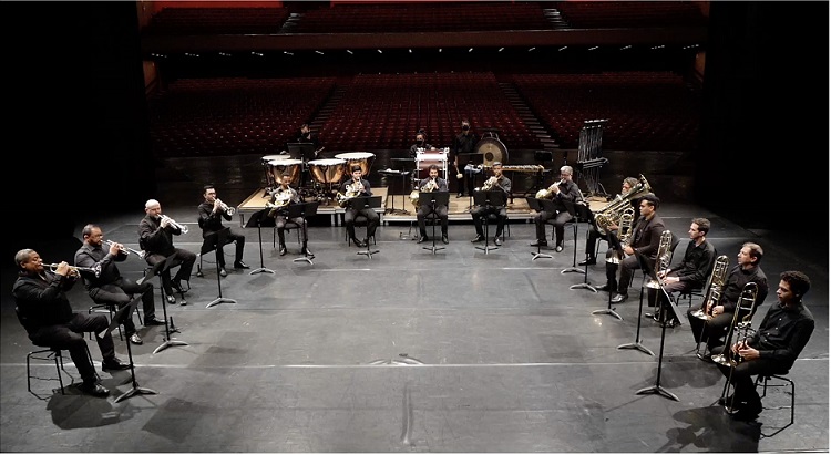 Orquestra Sinfônica do Paraná apresenta concerto virtual com instrumentos de metais e percussão