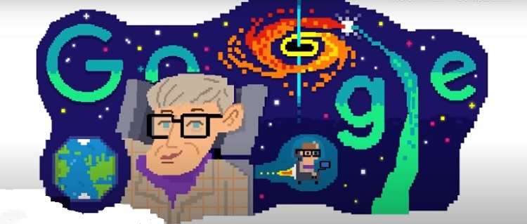 Google homenageia Stephen Hawking, que faria 80 anos