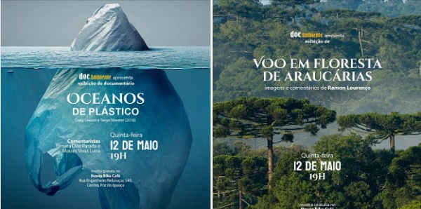 Na quinta (12) tem sessão especial do Doc Ambiente: Oceanos de Plástico e Voo em Floresta de Araucárias