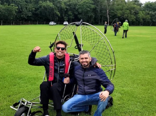 O dia em que o paramotor e o paratleta ganharam o céu das Cataratas