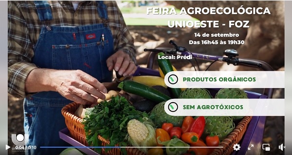 Unioeste/Foz recebe feira da agricultura familiar na tarde desta quinta (22)