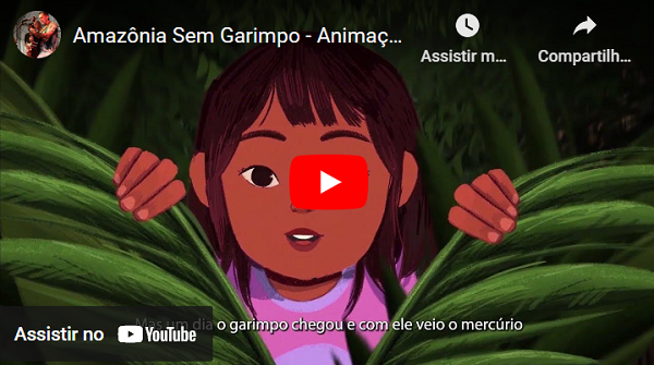 Curta de animação narrado em Yanomami trata dos malefícios do garimpo na Amazônia