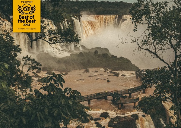 Cataratas do Iguaçu é o único atrativo brasileiro entre os melhores do mundo no TripAdvisor