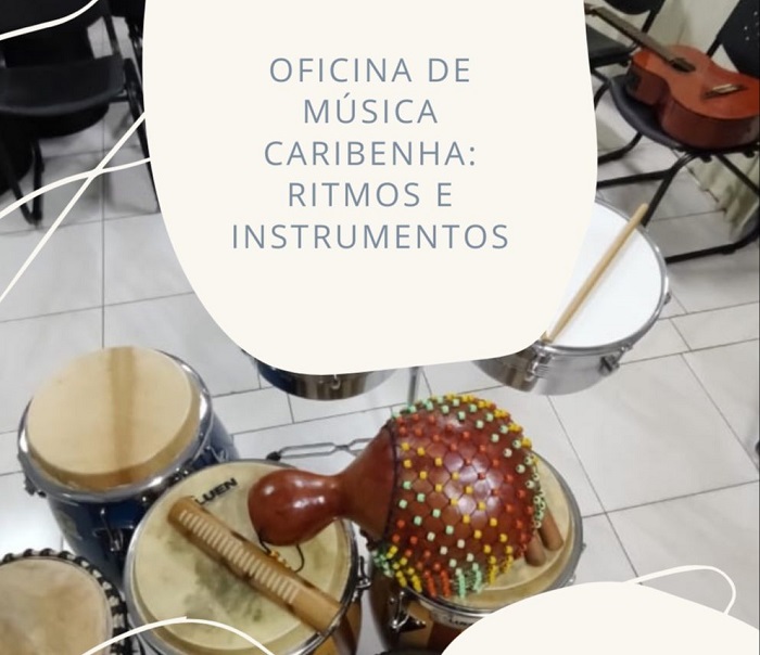 Oficina de música caribenha, gratuita, em Foz