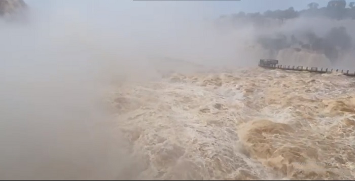 1º de novembro: vazão nas Cataratas está em 14 milhões de litros por segundo