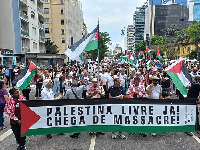 Dia Mundial de Solidariedade ao Povo Palestino terá manifestações no Brasil neste sábado (04)