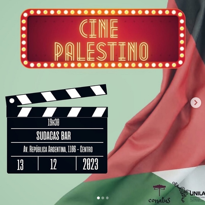 Nesta quarta (13), tem programação de cinema palestino em Foz