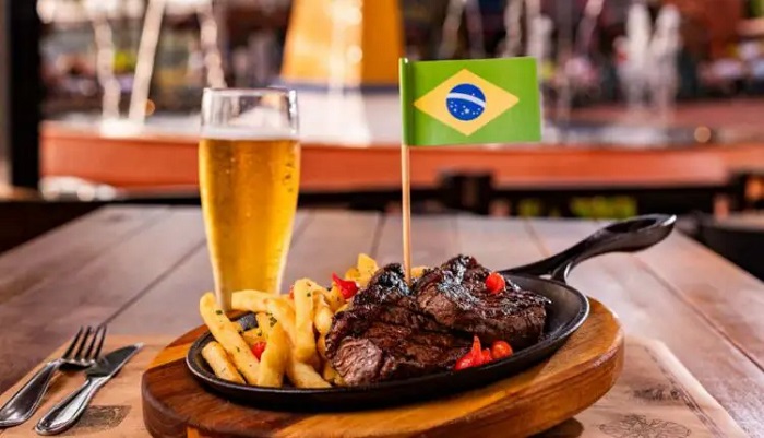 Restaurante no Marco das Três Fronteiras serve a saborosa ‘picanha brasileira’