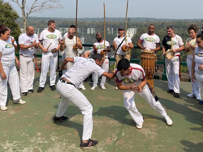 Parque Nacional do Iguaçu recebeu mais de 50 capoeiristas