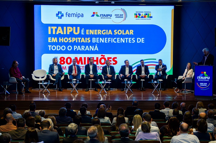 Itaipu investe R$ 81 milhões em energia solar para hospitais filantrópicos paranaenses