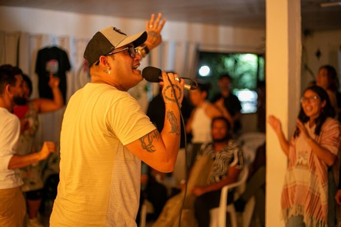 Sarau Vento e Movimento reuniu dança, canto e teatro na fronteira