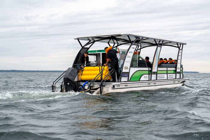Itaipu apresenta primeiro barco 100% movido a hidrogênio verde do Brasil