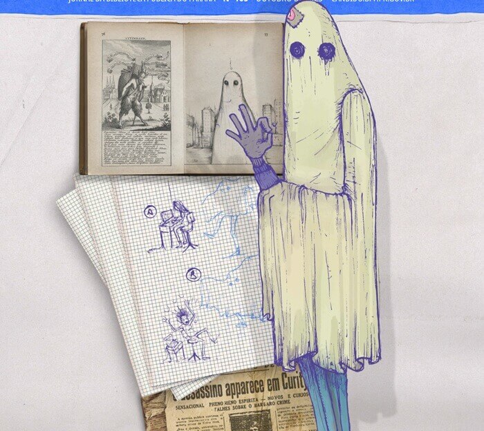 Literatura de terror é destaque no jornal Cândido de outubro