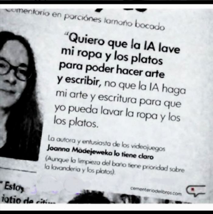 “Algo no cuadra”, comentário de Cementerio de Libros. (Ou, IA e EU)