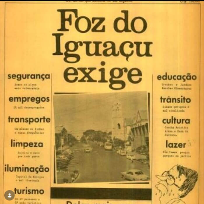 Foz, lista de pedidos