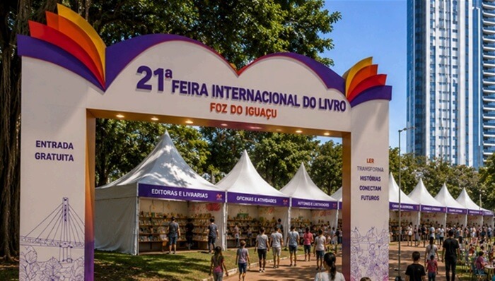 Nesta quinta (03), começa a 21ª Feira Internacional do Livro de Foz do Iguaçu